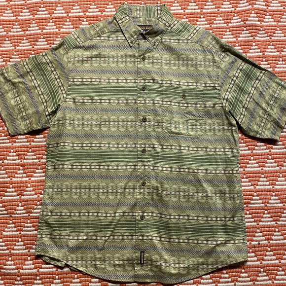 Woolrich button up shirt sleeve shirt - Picture 1 of 4